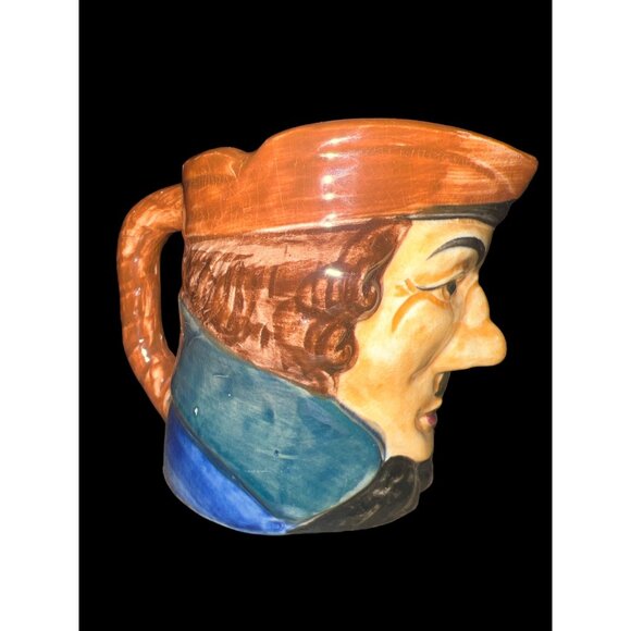 Vintage Made In Japan Pirate Mug/Pitcher Man With Mustache, Vintage Glassware - Picture 8 of 9